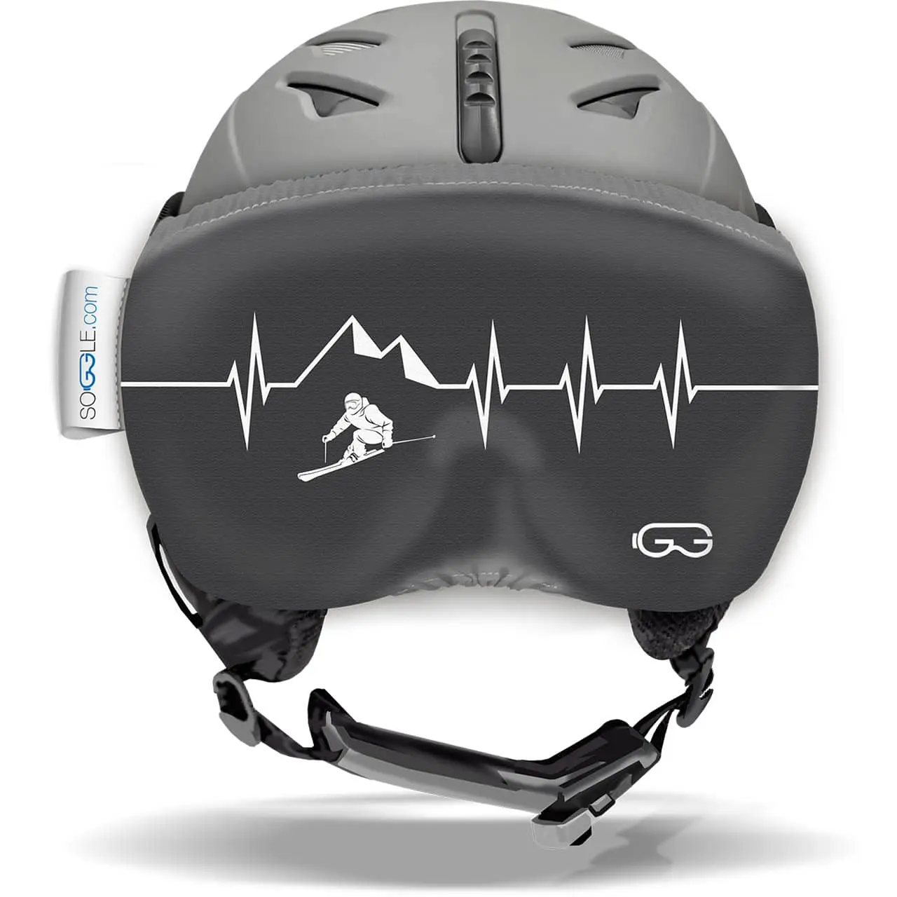 Soggle Vizor Heartbeat Skier 1 Soggle Vizor Heartbeat Skier