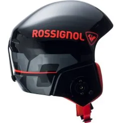 Rossignol Hero Giant Impacts FIS Black With Chinguard