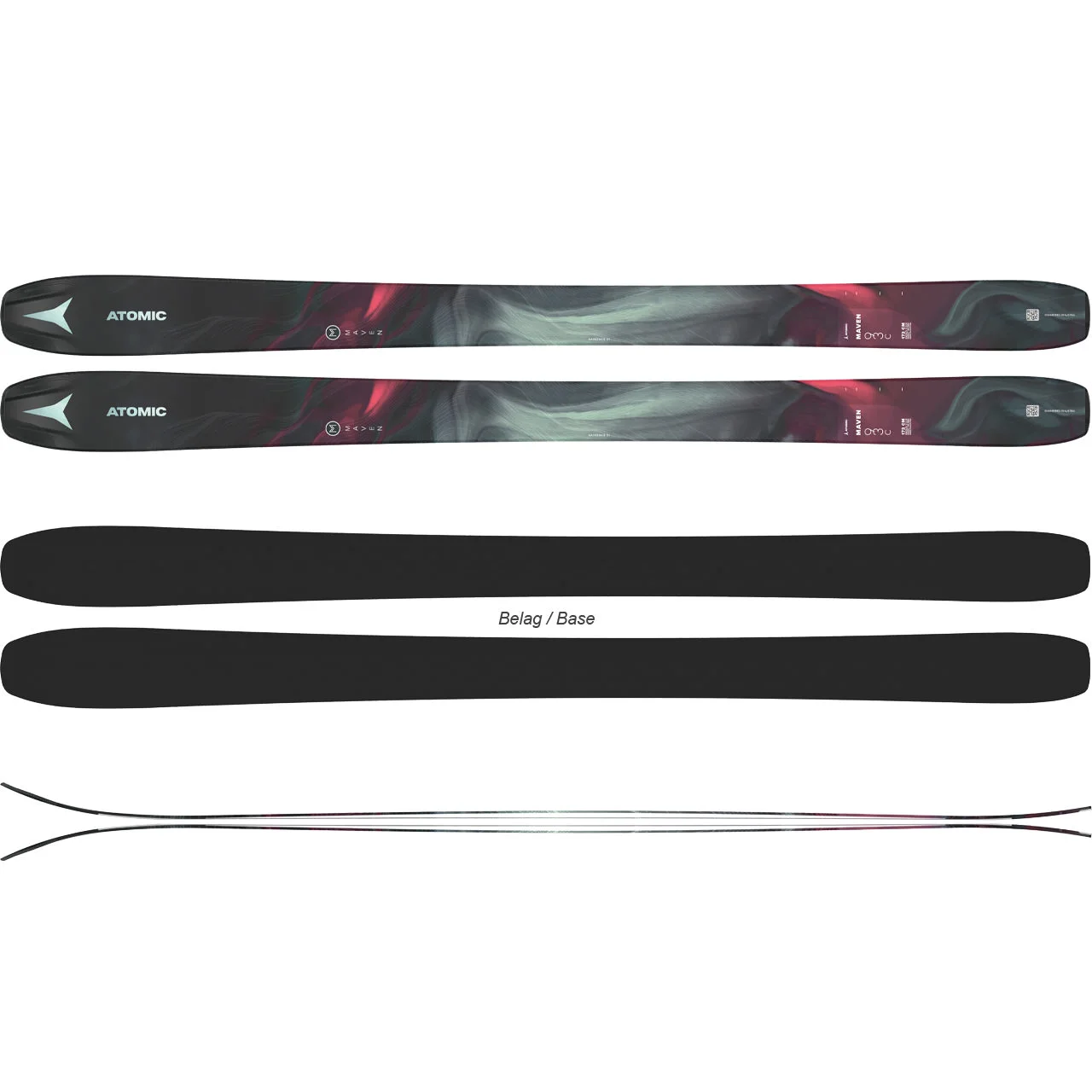 Atomic Maven 93 C Kakhi/bordeaux (2022/23) 1 Atomic Maven 93 C Kakhi/bordeaux (2022/23)